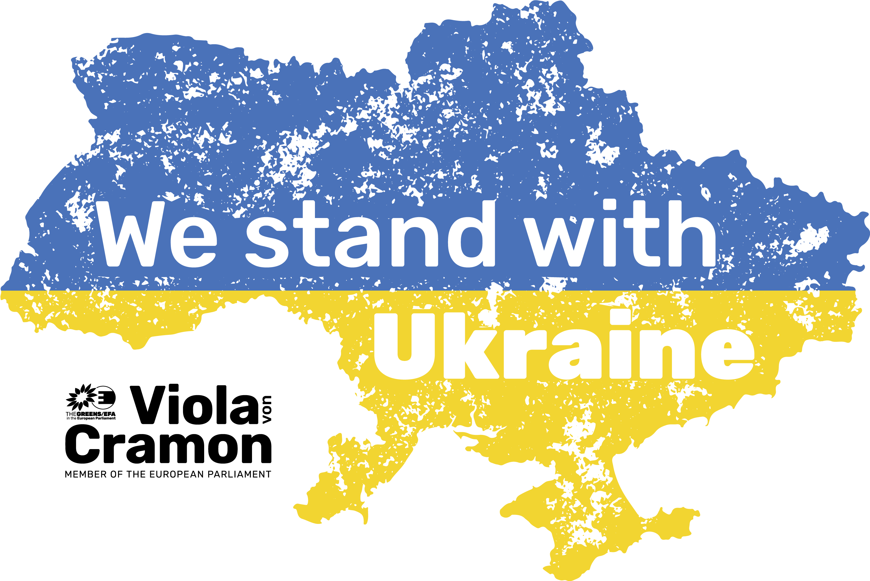 GC Ukraine Unterstützung Spende durch Frieden Aufkleber